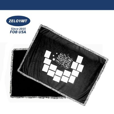 Qualität ZELOYAUT Großhändler Sublimationsrohlinge, Sublimationsdecken DIY Benutzerdefinierte Sofadecke Büro Mond Klimaanlagendecke. Fabrik