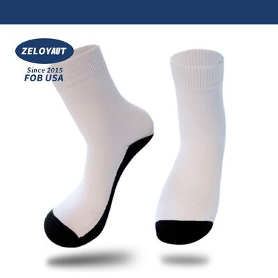 Qualidade ZELOYAUT Sublimação Customizado Gráfico Branco Poliéster Calças Esportivas Espessas Calças Esportivas Casual Fábrica