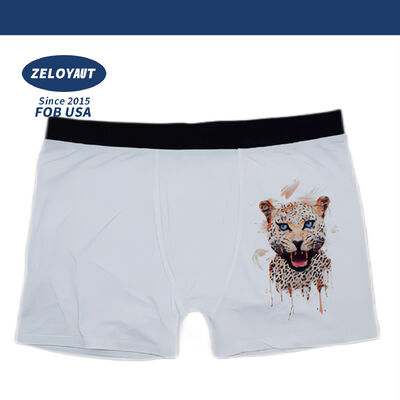 Kwaliteit ZELOYAUT Hoge Elasticiteit Herenondergoed Comfortabele Sublimatie Blanks Heren Slipjes Groothandel Boxer Nieuwigheid Cadeaus Fabriek