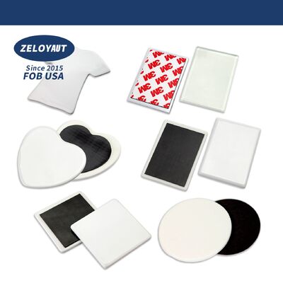 Calidad Venta al por mayor Sublimación Promoción personalizada Cerámica personalizada Sublimación de alta calidad Diy refrigerador imán Fábrica