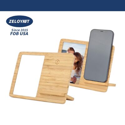 Kwaliteit 15W Sublimatie hout draadloze oplader blanks, aangepast logo beschikbaar houten fotoraam en gepersonaliseerde productoplossingen Fabriek