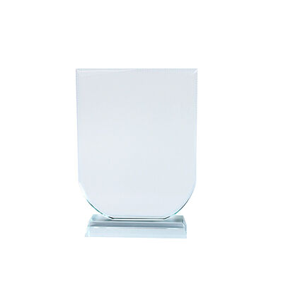 Качество ZELOYAUT Кубкообразные 140*180*15мм Сублимационные кристаллические трофеи, кристаллические фоторамки для печати Фабрика